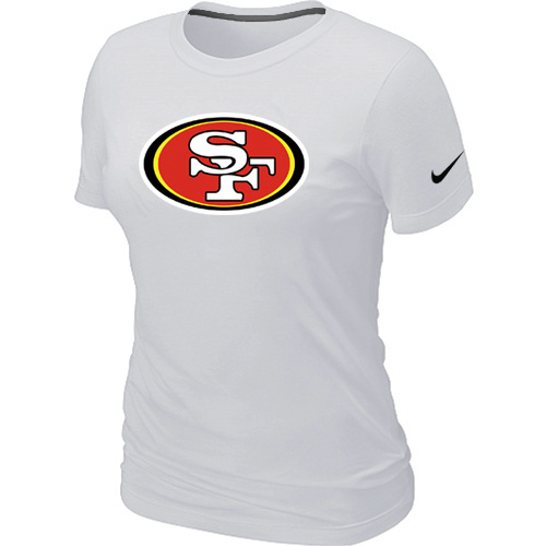  San Francisco 49 ers White Womens Logo TShirt 220 