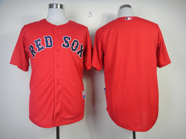 MLB Boston Red Sox Blank Red jersey