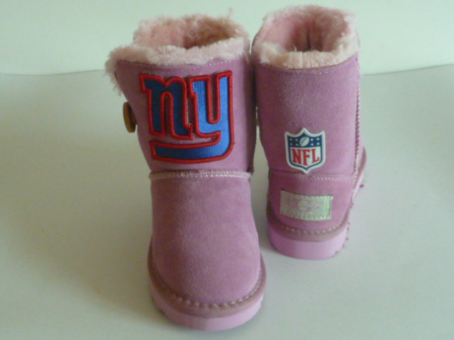 Youth New York Giants Boots Pink