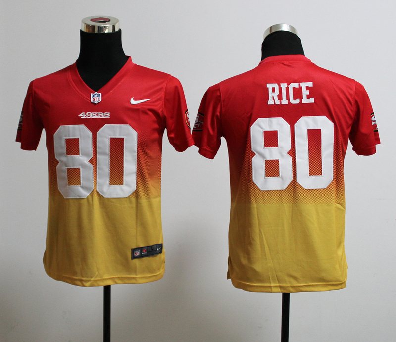 Nike NFL San Francisco 49ers #80 Rice Drift Fashion II Youth Jersey
