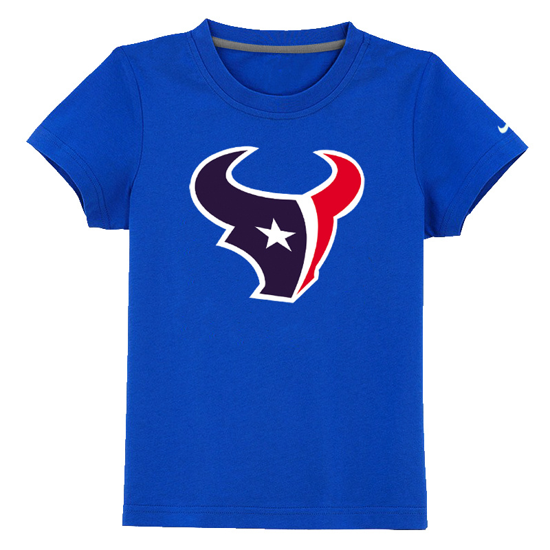 Houston Texans Sideline Legend Authentic Logo Youth T Shirt Blue