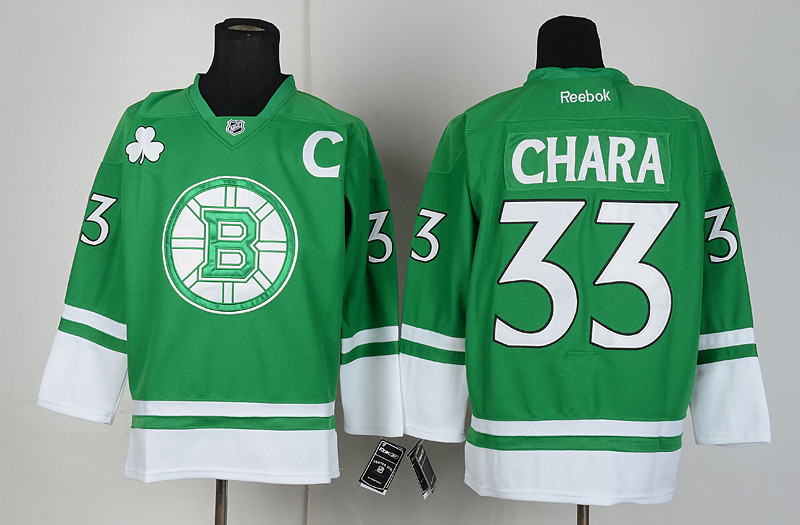 Boston Bruins #33 Chara Green Jersey