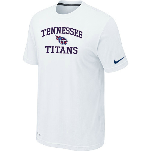  Tennessee Titans Heart& Soul White TShirt 65 