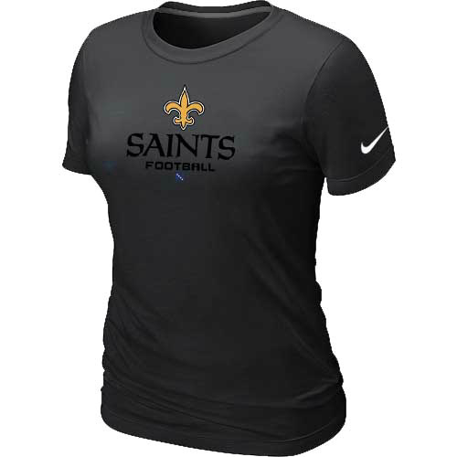 New Orleans Saints Black Womens Critical Victory TShirt 73