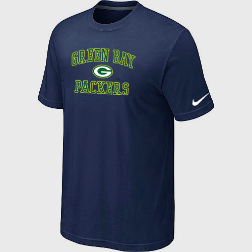  Green Bay Packers Heart& Soul D- Blue TShirt 149 