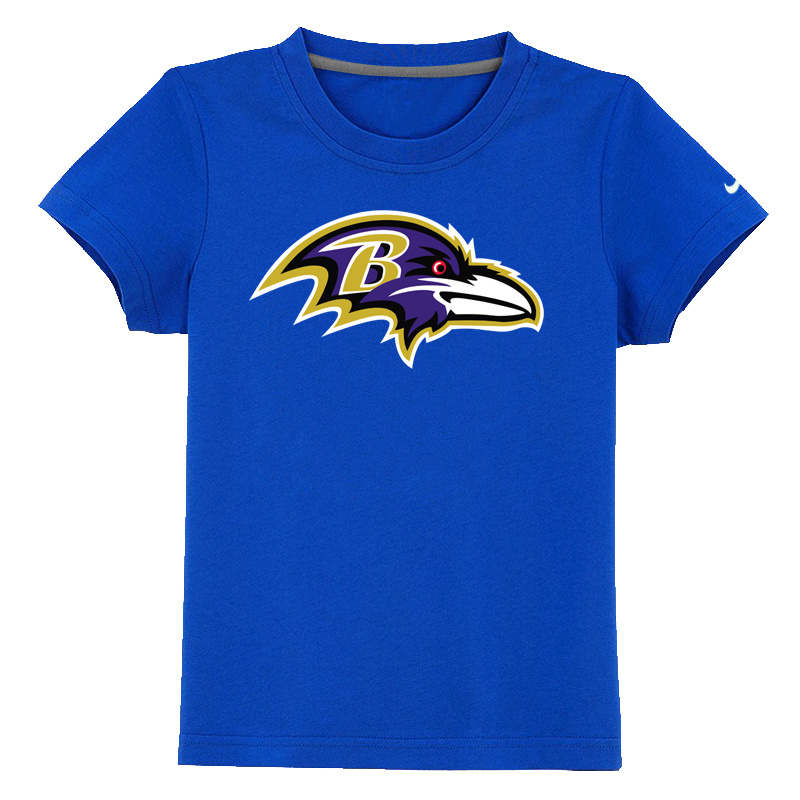 Baltimore Ravens Sideline Legend Authentic Logo Youth T Shirt Blue