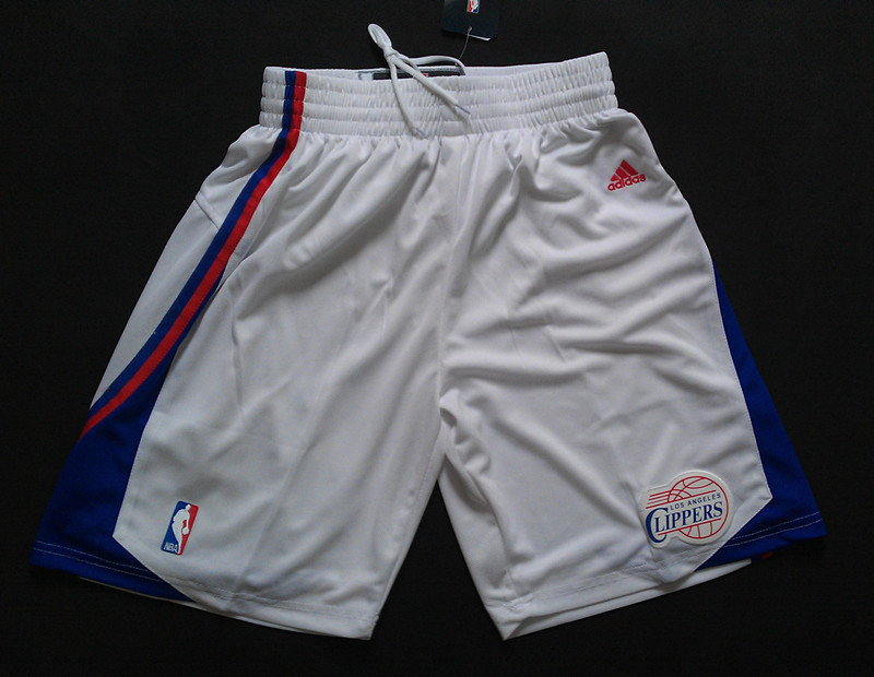NBA Los Angles Clippers White Short Pant