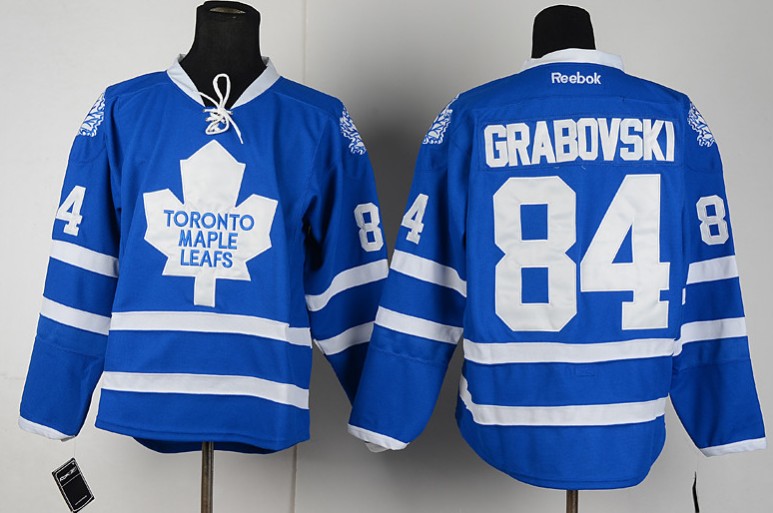 Reebook Toronto Maple Leafs #84 Grabovski Blue Jersey