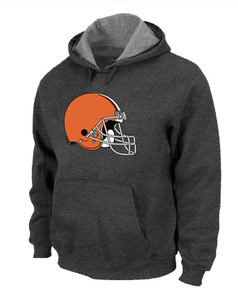 Cleveland Browns Logo Pullover Hoodie D.Grey