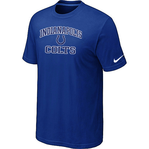  Indianapolis Colts Heart& Soul Blue TShirt 75 