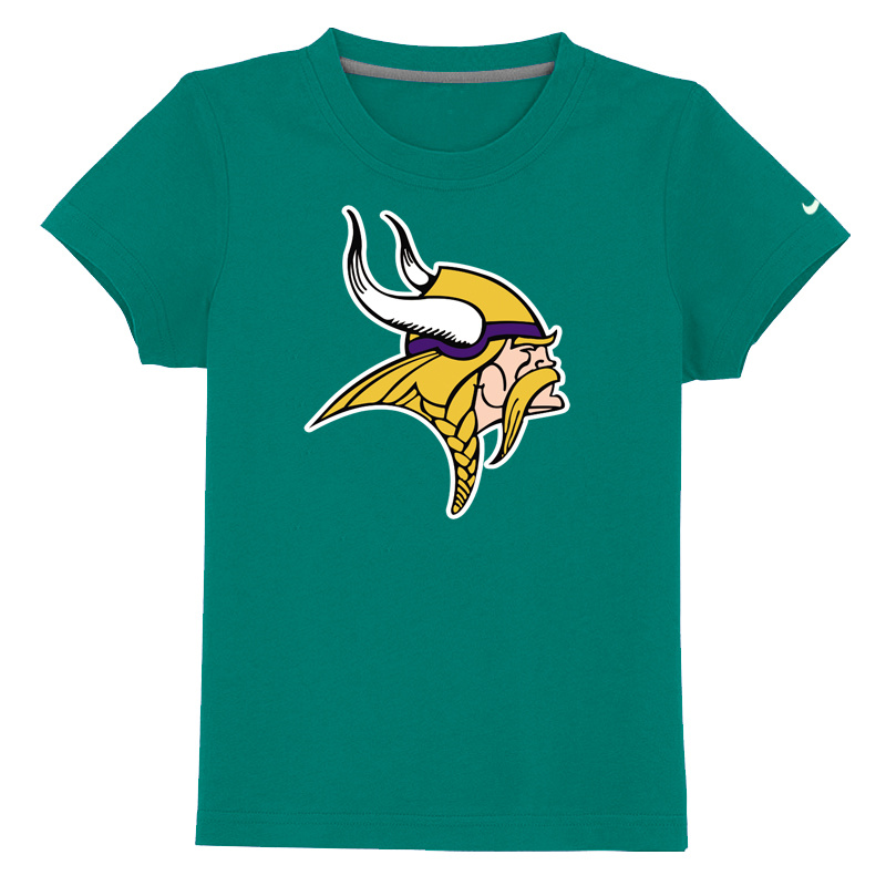 Minnesota Vikings Sideline Legend Authentic Logo Youth T Shirt Green