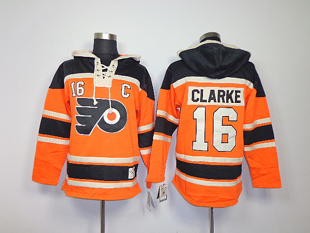 NHL Philadelphia Flyers #16 Clarke Yellow Hoodie