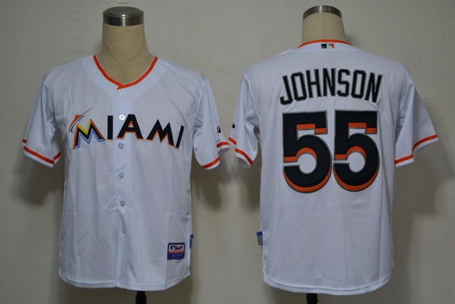 MLB Jerseys Miami Marlins 55 Johnson White 2012