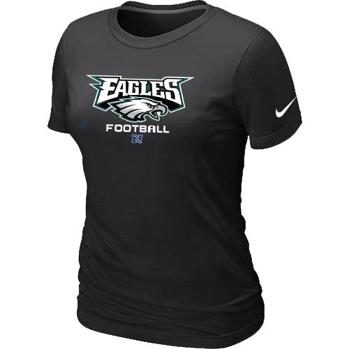  Philadelphia Eagles Black Womens Critical Victory TShirt 61 