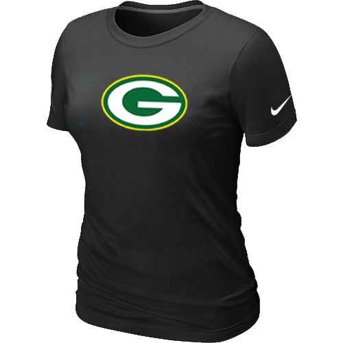  Green Bay Packers Black Womens Logo TShirt 115 