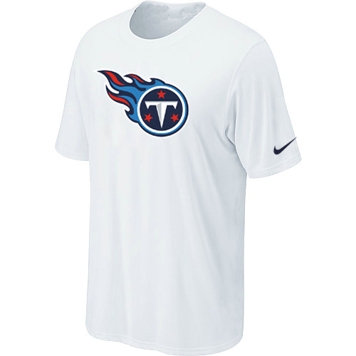  Nike Tennessee Titans Sideline Legend Authentic Logo TShirt White 82 