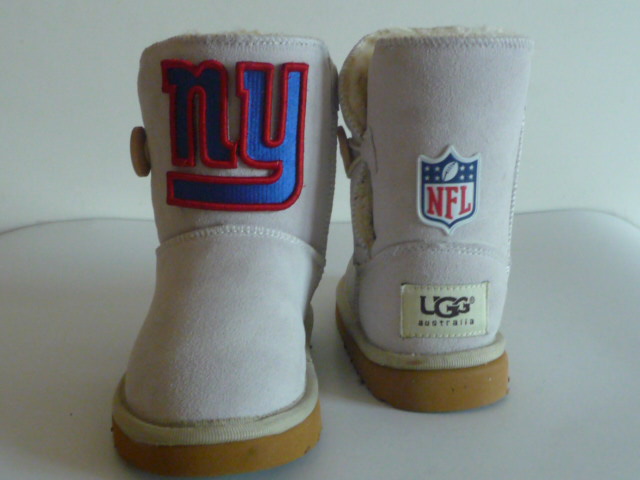 Kids NFL New York Giants UGG Snow boots Beige