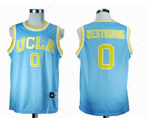 NCAA UCLA Bruins Russell Westbrook 0 Blue College Basketball Jersey