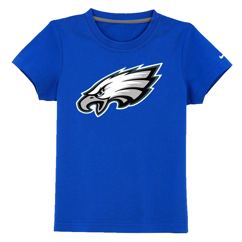 Philadelphia Eagles Authentic Logo Youth T Shirt blue