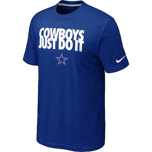 NFL Dallascowboys Just Do It Blue TShirt 32 