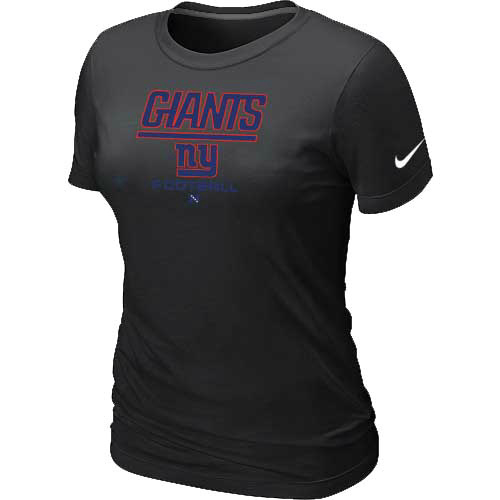 New York Giants Black Womens Critical Victory TShirt80