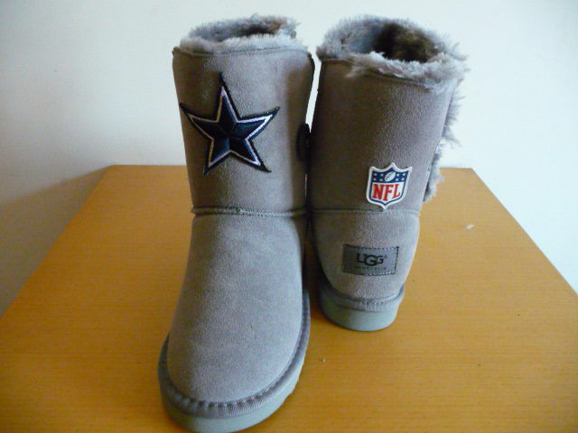 Womens Dallas Cowboys Cheerleader Boots Gray