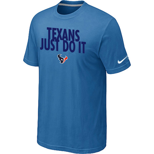 NFL Houston Texans Just Do Itlight Blue TShirt 11 