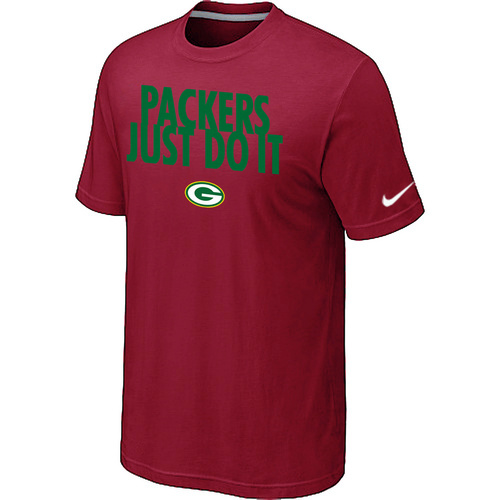 NFL Green Bay Packers Just Do It Red TShirt 73 