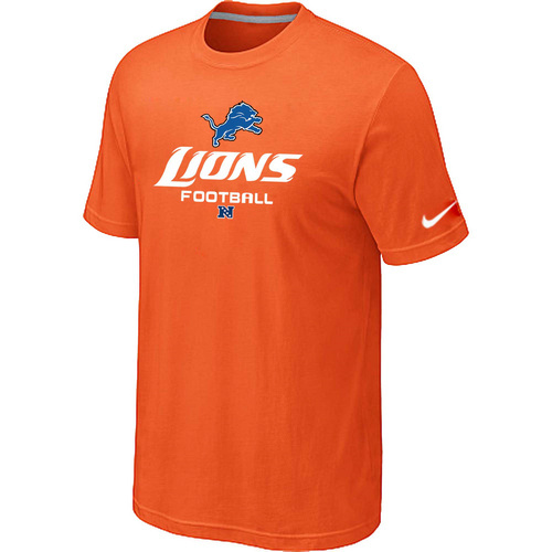  Detroit Lions Critical Victory Orange TShirt 26 