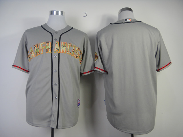 San Francisco Giants  Blank Authentic 2013 USMC Road Cool Base Jersey