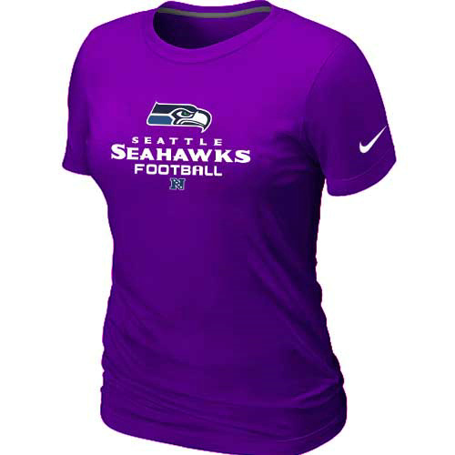  Seattle Seahawks Purple Womens Critical Victory TShirt 39 