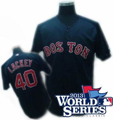 Boston Red Sox 40# LACKEY Dark blue w2013 World Series Patch
