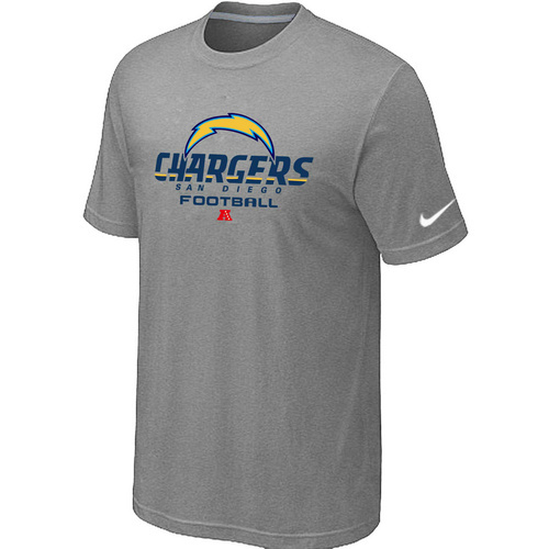  San Diego Charger Critical Victorylight Grey TShirt 23 