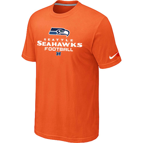  Seattle Seahawks Critical Victory Orange TShirt 12 