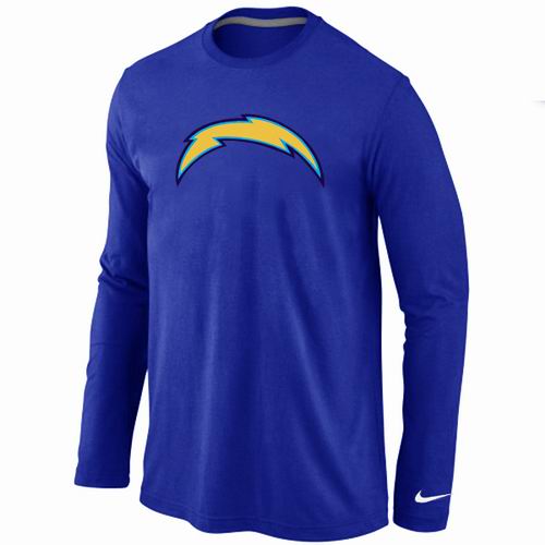 Nike San Diego Charger Logo Long Sleeve T-Shirt BLUE