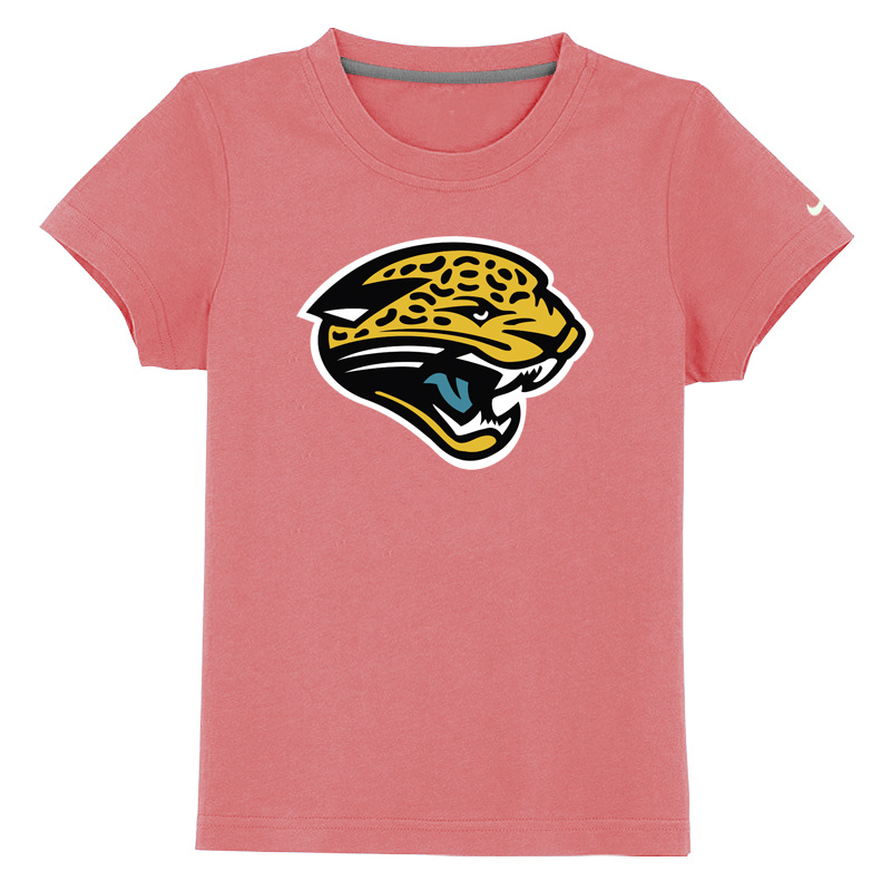 Jacksonville Jaguars Sideline Legend Authentic Logo Youth T Shirt pink