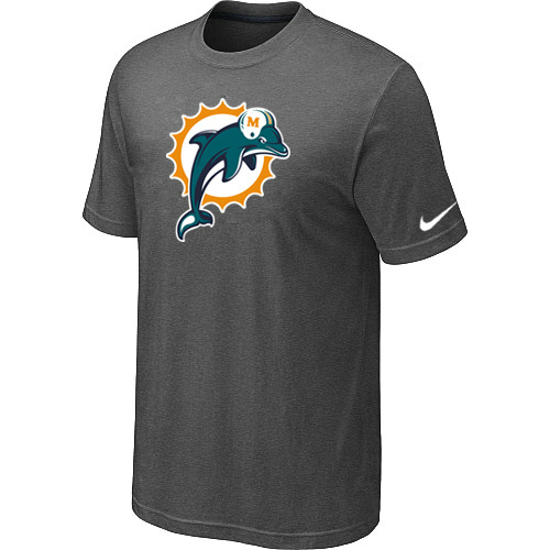  Miami Dolphins Sideline Legend Authentic Logo TShirt Darkgrey 76 