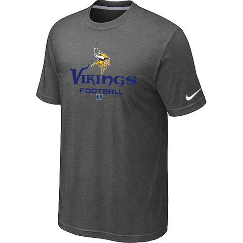  Minnesota Vikings Critical Victory D- Grey TShirt 33 