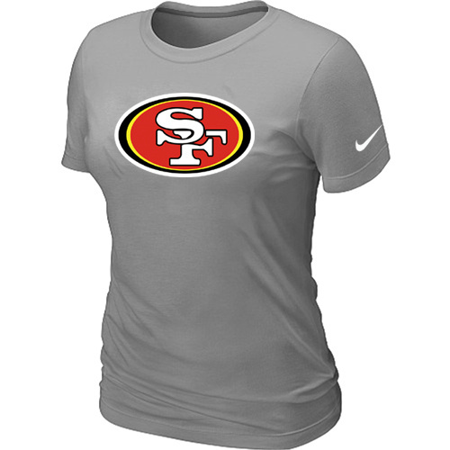  San Francisco 49 ers L- Grey Womens Logo TShirt 231 