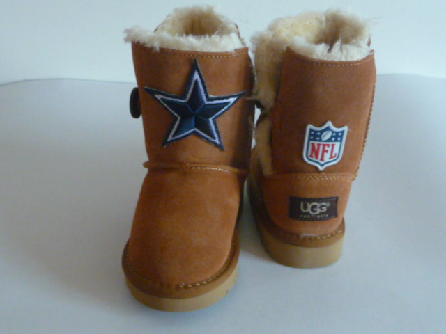 NFL Dollas Cowboys Cuce Shoes Kids Fanatic Boots Tan