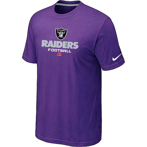  Oakland Raiders Critical Victory Purple TShirt 11 