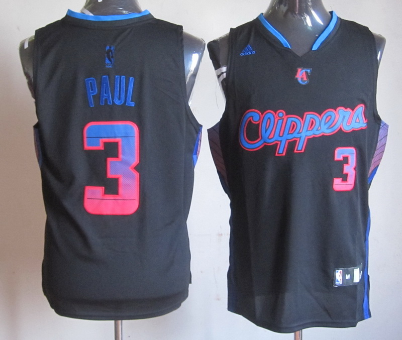 NBA Los Angeles Clippers #3 Chris Paul Black Jersey