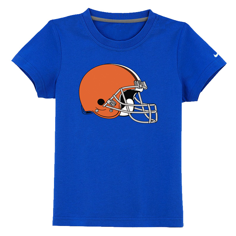 Cleveland Browns Sideline Legend Authentic Logo Youth T Shirt Blue