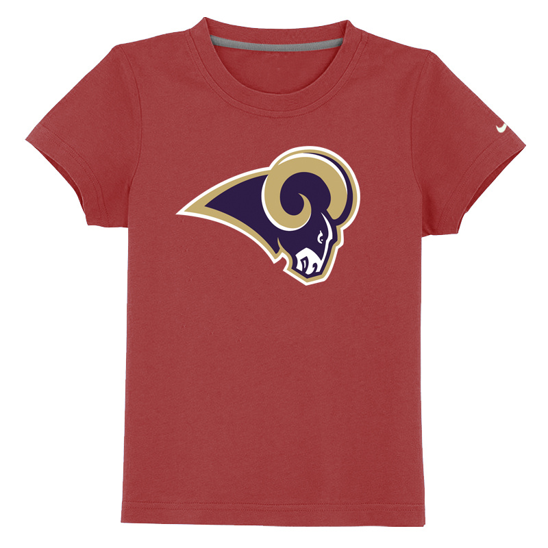 St-Louis Rams Sideline Legend Authentic Logo Youth T Shirt Red