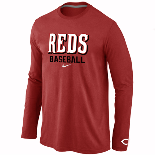Nike Cincinnati Reds Long Sleeve T-Shirt RED