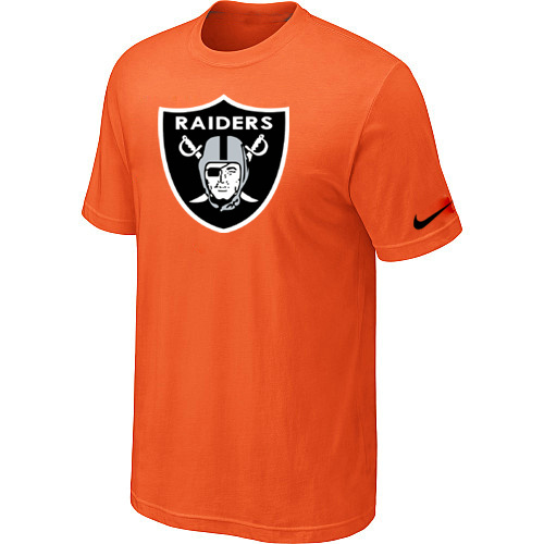  Oakland Raiders Sideline Legend Authentic Logo DriFI T TShirt Orange 60 