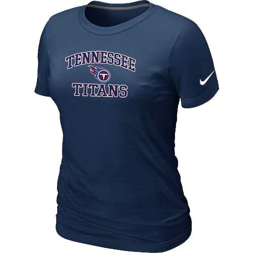  Tennessee Titans Womens Heart& Soul D- Blue TShirt 31 