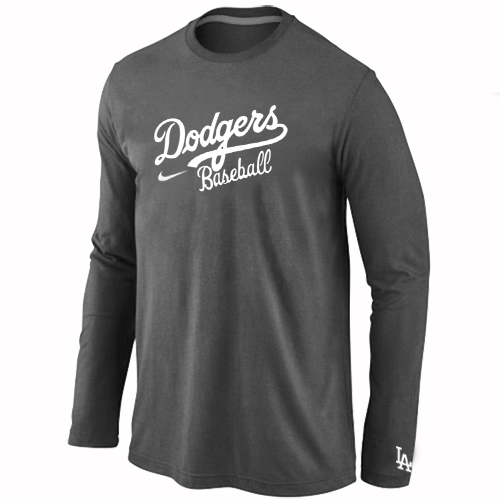 Nike Los Angeles Dodgers Long Sleeve T-Shirt D.Grey