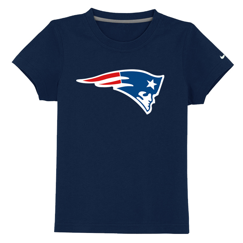 New England Patriots Sideline Legend Authentic Logo Youth T Shirt D-Blue
