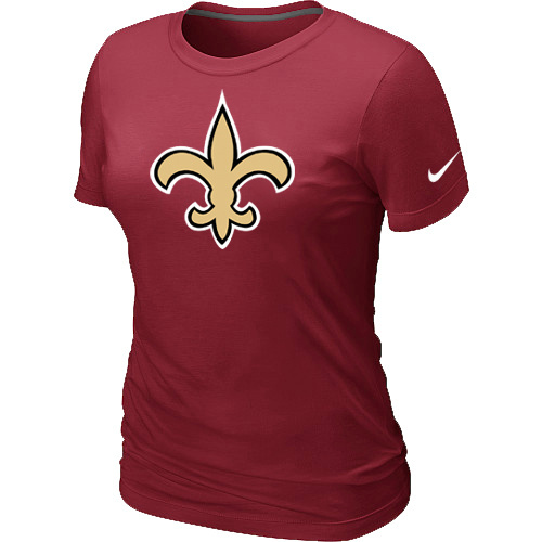 New Orleans Saints Red Womens Logo TShirt 80